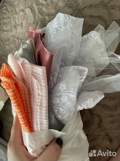 Пакет с отрезками ткани