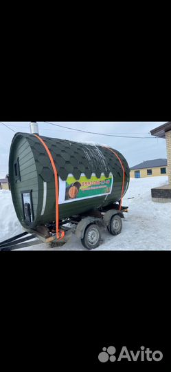 Аренда бани бочки на колесах