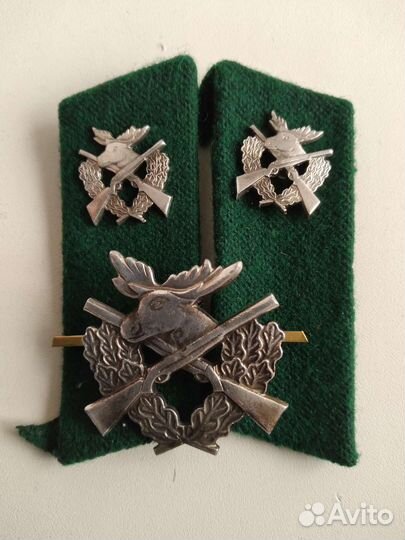 Петлицы и какарда егеря