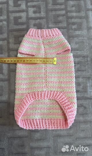 Свитер вязаный для собак мелких пород