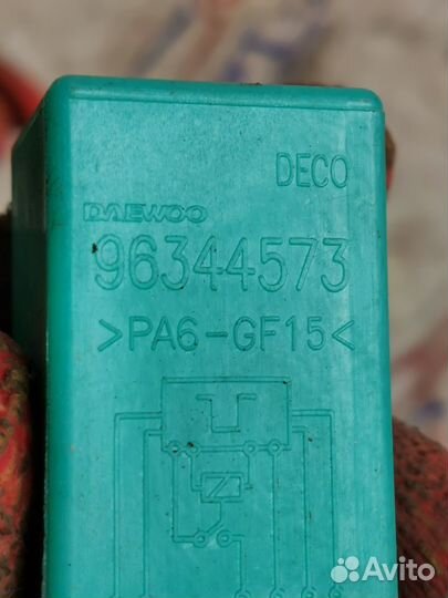 Реле задних птф GM 96344573