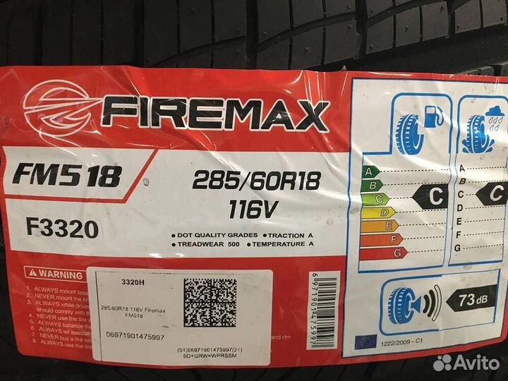 Firemax FM518 285/60 R18 116V
