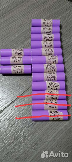 Аккумуляторы INR 18650 высокотоковые