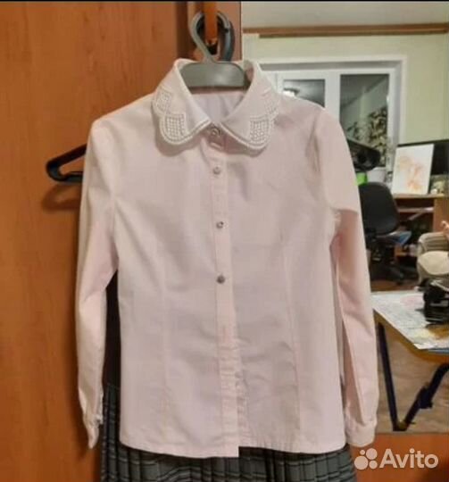 Блузка школьная 128