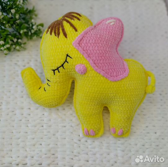 Игрушка вязаная, мишка, зайка, уточка Лалафанфан