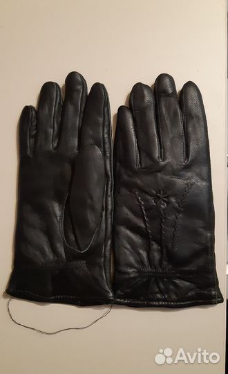 Перчатки женские кожаные новые