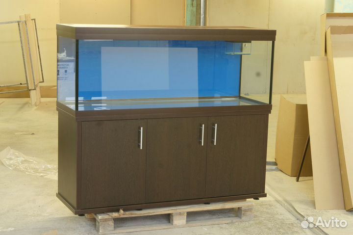 Аквариум 450 литров пластик абс венге