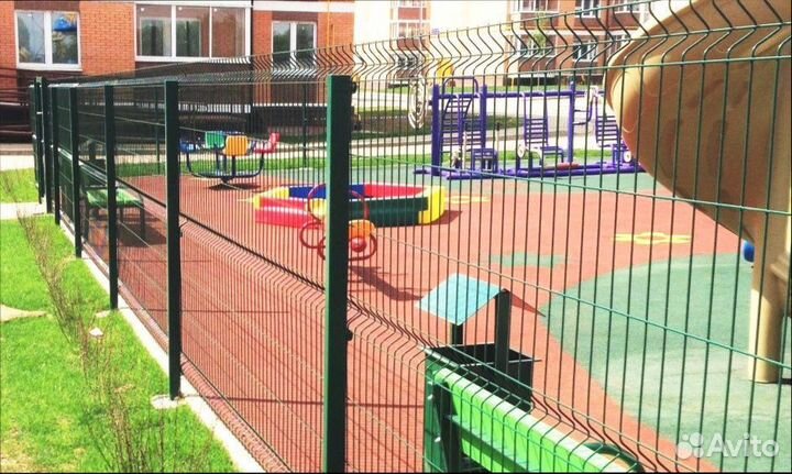 Сетка для забора 3Д