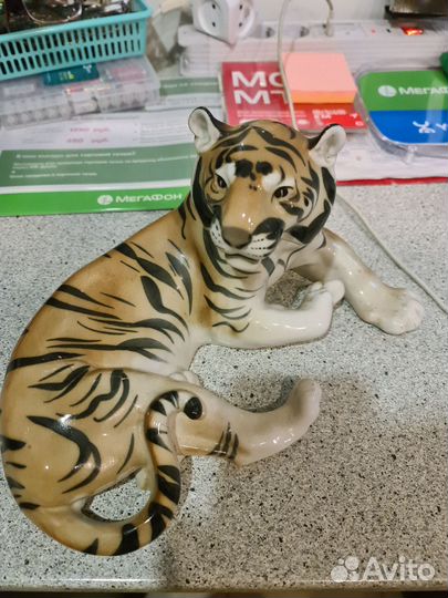 Статуэтка Тигр, под реставрацию
