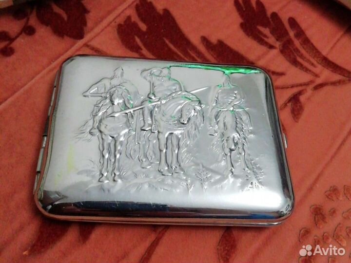 Портсигар 3 Богатыря