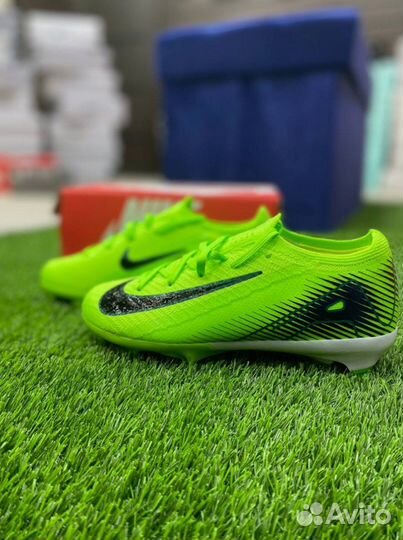 Бутсы Nike Mercurial Vapor 16 green детские