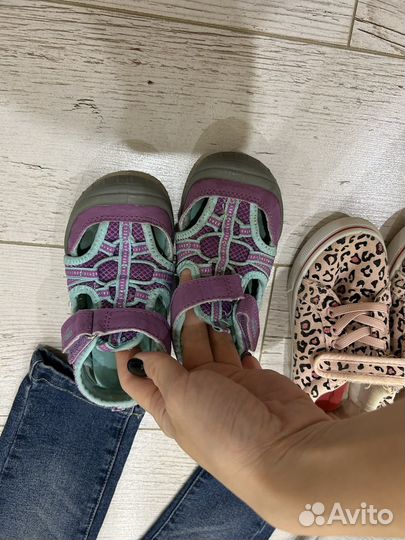 Пакет вещей и обуви на девочку 98-104