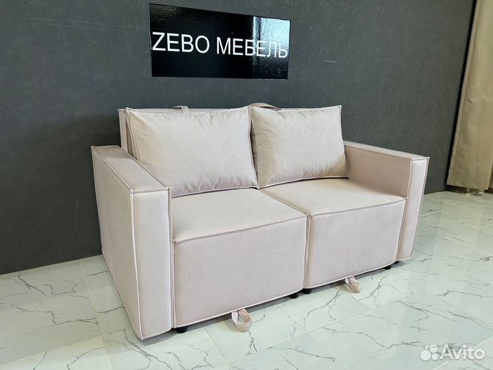 Диван в стиле Лофт аккордеон