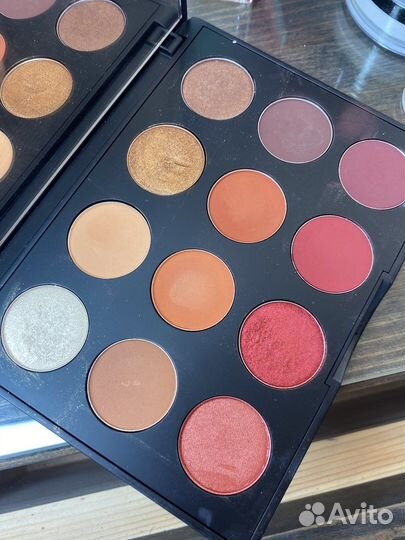 Палетки теней от mac
