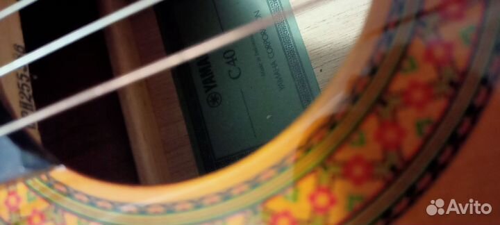 Оригинал Yamaha c40 -Полноразмерная Гитара Индонез