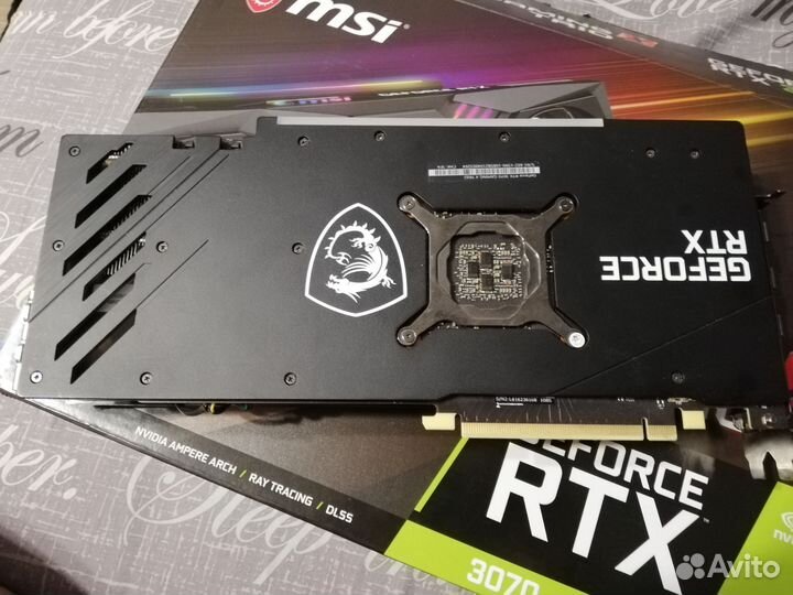 Видеокарта 8gb rtx 3070 geiming x trio