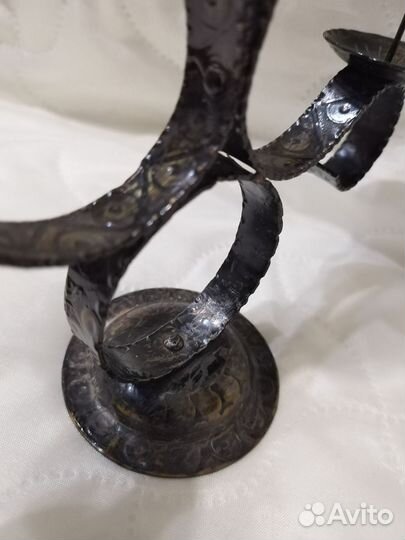 Подсвечник СССР металлический