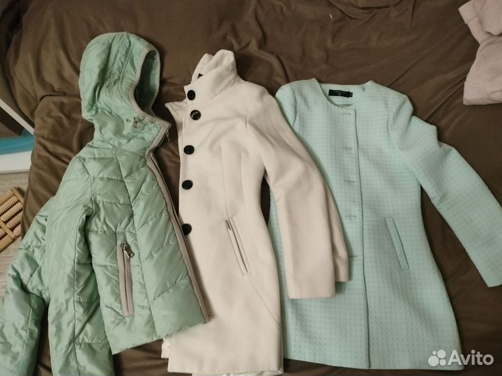 Куртки пальто пакетом на девушку