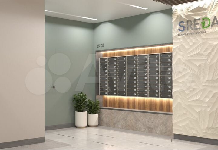 2-к. квартира, 36,1 м², 6/6 эт.