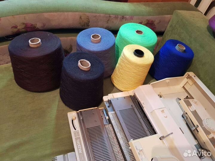 Двухфантурная вязальная машина brother 940/850