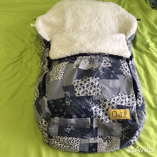 Зимний конверт в коляску или санки