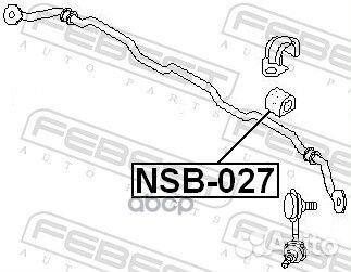 Втулка стабилизатора nissan presage U30 1998.06