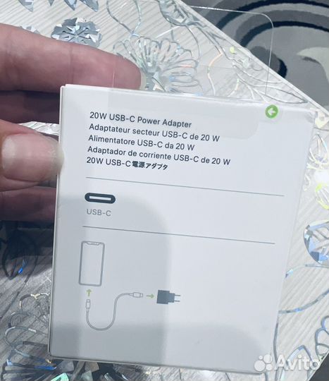 Зарядное устройство для apple/адаптер. Type-c