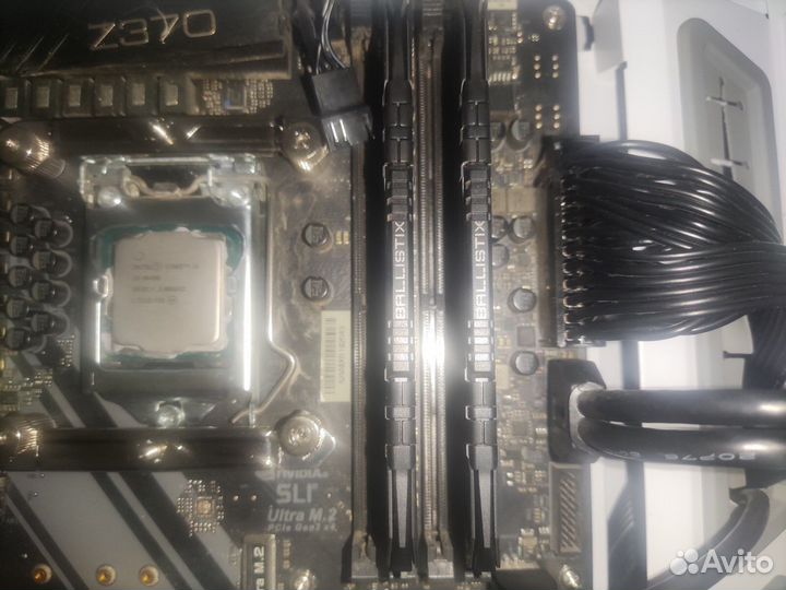 Процессор intel core i7 8700k + ASRock Z370