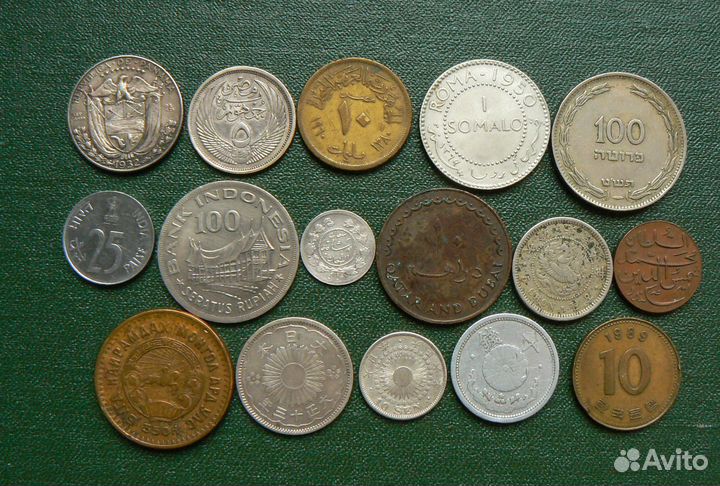 Монеты Азии Африки Америки