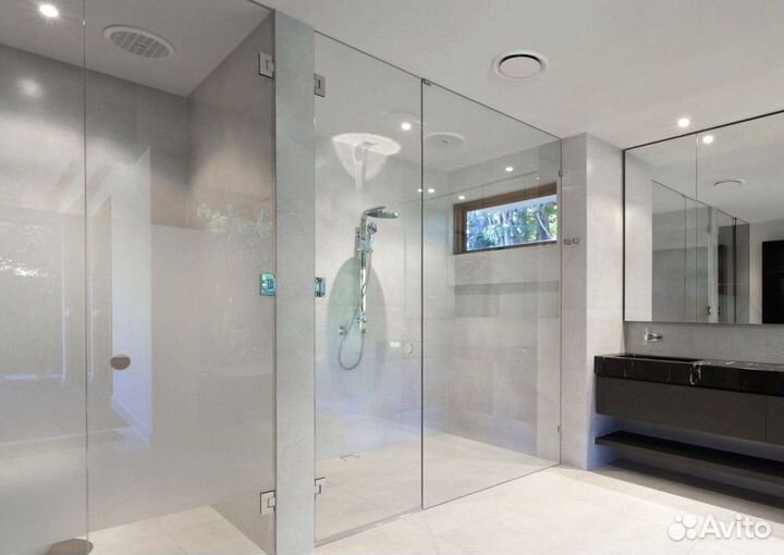 Стеклянная душевая кабина