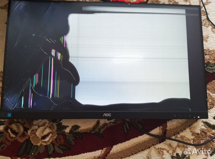 Мониторы на запчасти разбит экран