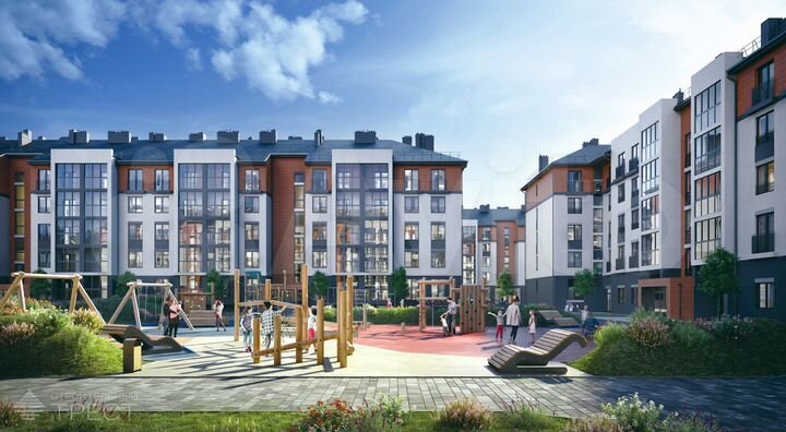 2-к. квартира, 61,5 м², 4/5 эт.