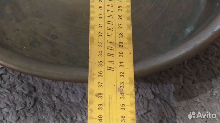 Латунный таз для варенья СССР 4,5 л