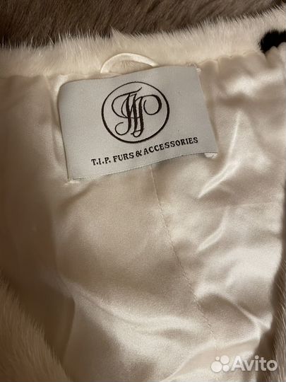 Накидка из норки 42