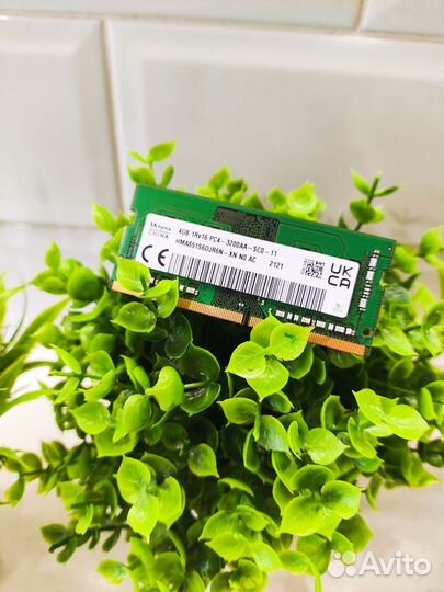 Оперативная память 4 Гб для ноутбука ddr4