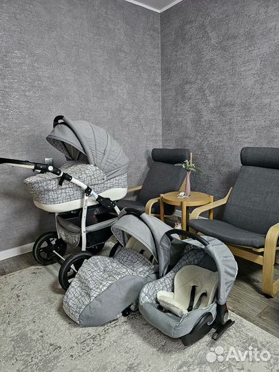 Коляска verdi zipy 3в1 идеальное состояние