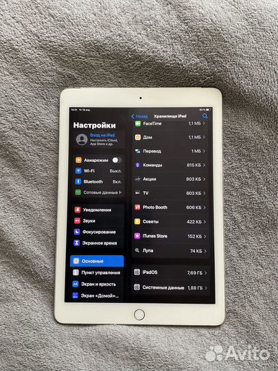 Apple iPad air 2, 128 gb (Wi-Fi + Cellular)