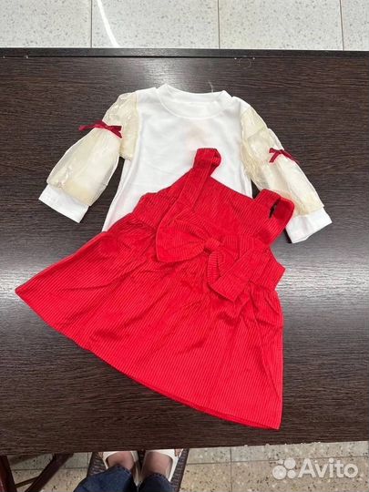 Платье с кофтой детское