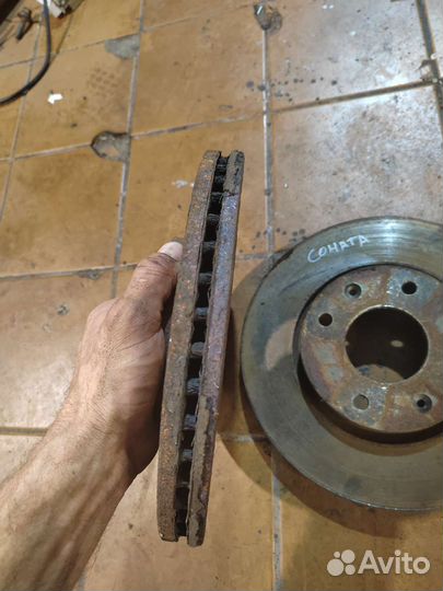 Тормозной диск hyundai sonata ef