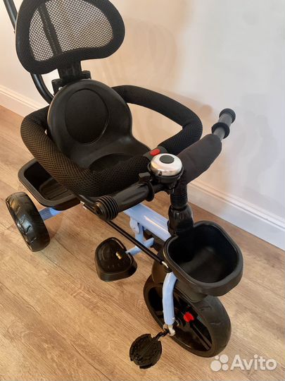 Велосипед коляска с ручкой