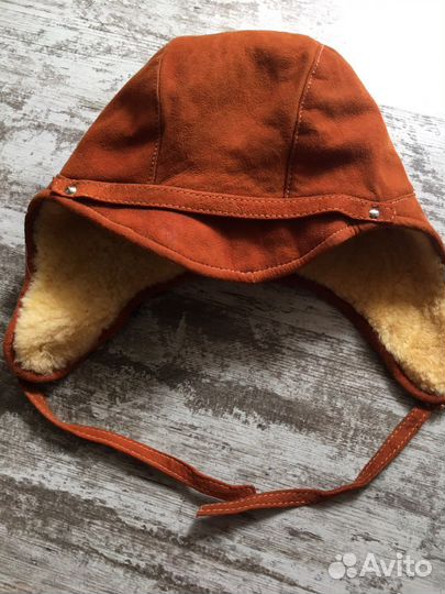 Шапка шлем для мальчика 52 54 зима