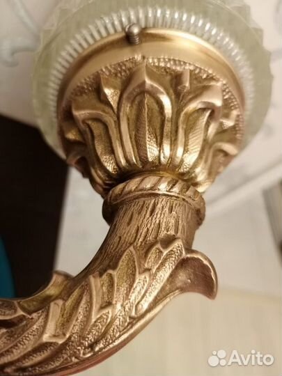 Светильник бра 19 век бронза