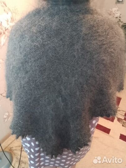 Шаль пуховая ручная работа