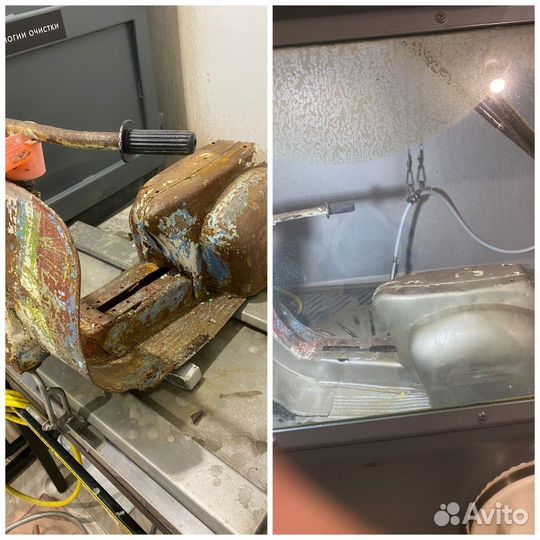 Аквабластинг (Бережная мойка деталей)