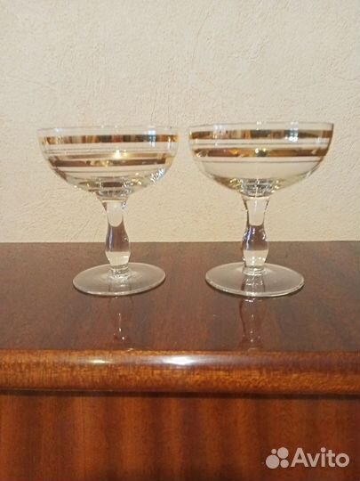 Креманка с позолотой СССР