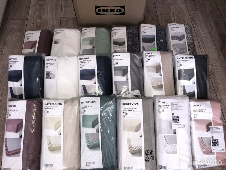 Простынь. постельное бельё Икеа