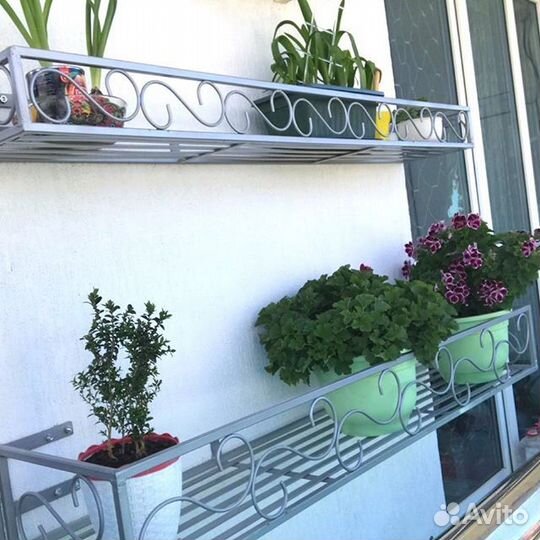 Цветочница на окно, рисунок 