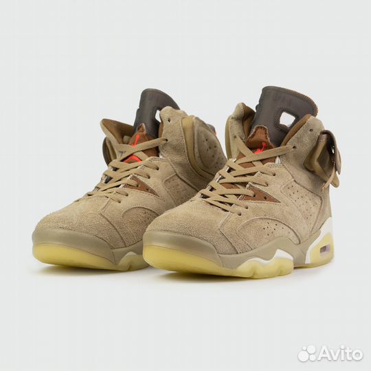 Кроссовки Nike Air Jordan 6 Retro Khaki v2