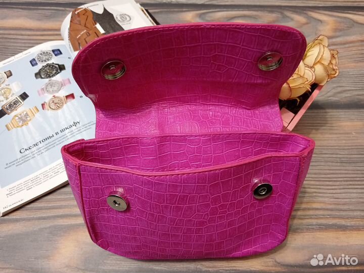 Сумка-мини розовая женская новая