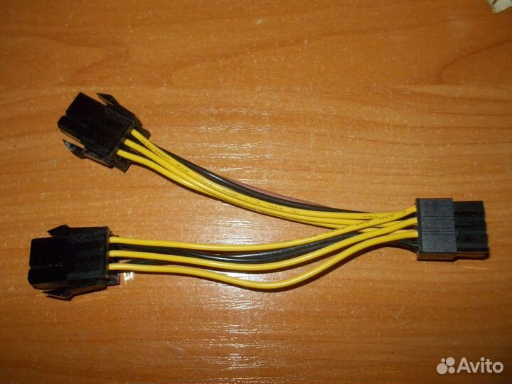Переходник питания видеокарты 2*6 pin 8 pin